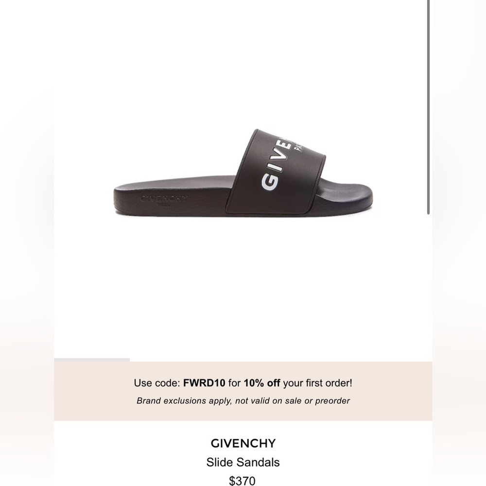 Givenchy Rubber Slides